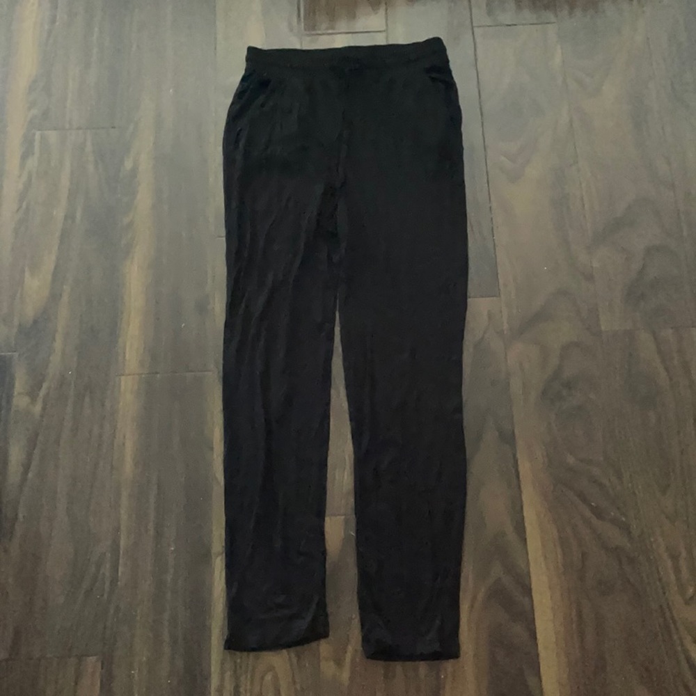 NWT H&M Black Lightweight Drawstring Joggers